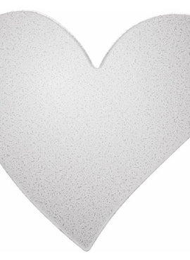 14K Rose Gold 17.75x18.5 mm Heart 20 Gauge Stamping without Eyelet