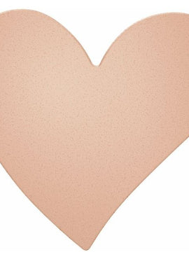 14K Rose Gold 17.75x18.5 mm Heart 20 Gauge Stamping without Eyelet