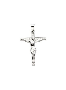 14K Yellow Gold 24.5x19.2 mm Crucifix Pendant