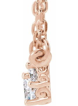 14K White Gold 1/3 CTW Natural Diamond 16-18