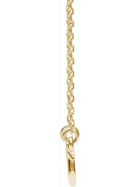 14K White Gold Snake 16-18