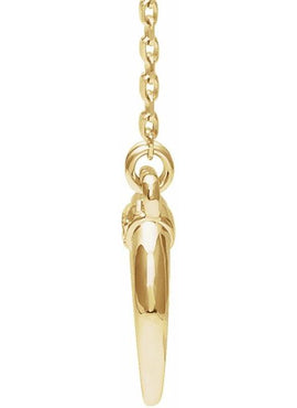 14K White Gold .025 CTW Natural Diamond 16-18