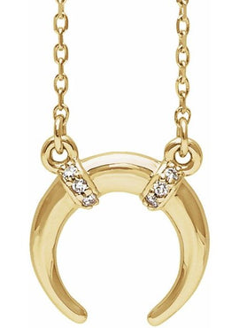 14K White Gold .025 CTW Natural Diamond 16-18