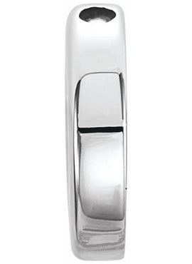 14K Rose Gold 10 mm Circle Slide Pendant