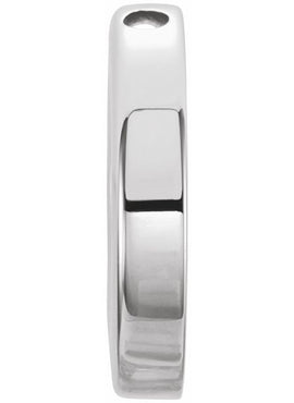 14K Rose Gold 10 mm Circle Slide Pendant