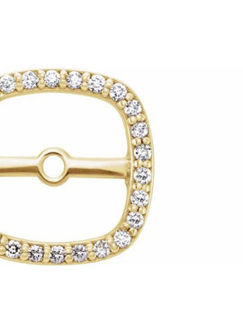 14K White Gold .08 CTW Natural Diamond Halo-Style Earring Jackets