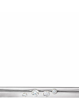 14K Yellow Gold 1/10 CTW Natural Diamond Bar 16-18