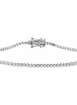 14K White Gold 9/10 CTW Natural Diamond 7