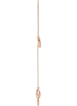 14K Yellow Gold 1/10 CTW Natural Diamond Circle Y 16-18