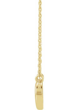 14K White Gold Knot 16-18