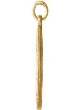 14K Yellow Gold St. Thomas Medal