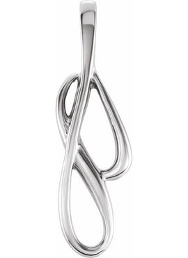 18K Yellow Gold Freeform Pendant