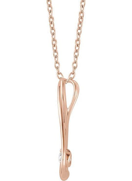 14K Yellow Gold 1/6 CTW Natural Diamond Infinity-Inspired 16-18