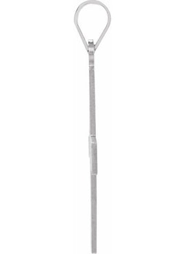 14K White Gold Greek Cross Pendant