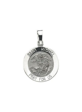 14K Yellow Gold St. Michael Medal Pendant