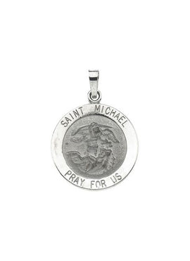 14K Yellow Gold St. Michael Medal Pendant