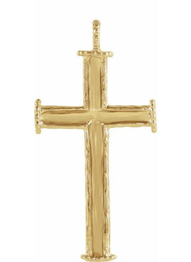 10K Yellow Gold Cross Pendant