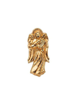 14K Yellow Gold Angel Lapel Pin