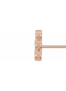 14K White Gold 1/8 CTW Natural Diamond Petite Ear Climbers