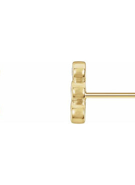 14K White Gold 1/8 CTW Natural Diamond Petite Ear Climbers
