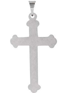 14K Yellow Gold 25x16 mm Cross Pendant