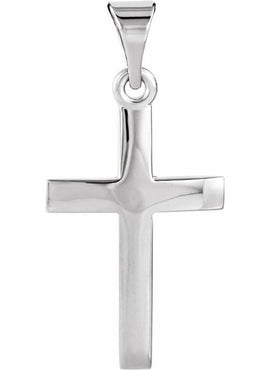 14K Rose Gold Cross Pendant