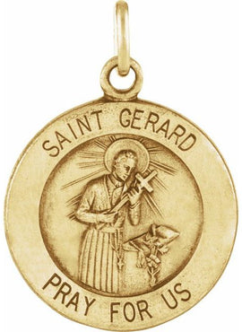 Sterling Silver 15 mm St. Gerard Medal