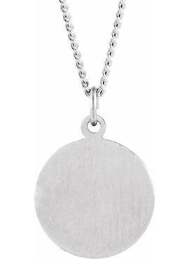Sterling Silver 15 mm St. Patrick Medal
