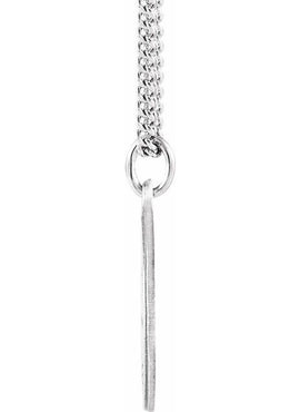 Sterling Silver 18 mm Round St. Luke Medal 18