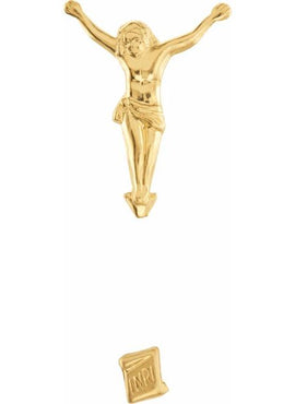 14K White Gold Corpus & Placard Trim