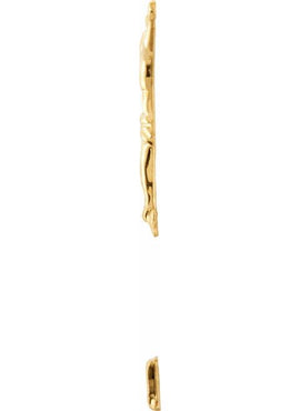 14K White Gold Corpus & Placard Trim