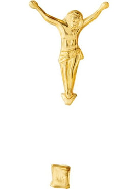 14K White Gold Corpus & Placard Trim