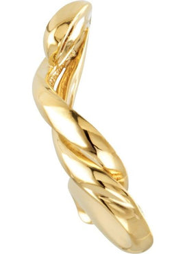 10K Yellow Gold Freeform Slide Pendant