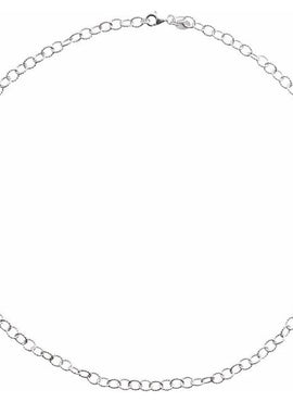 Sterling Silver 4.5 mm Knurled Cable 16
