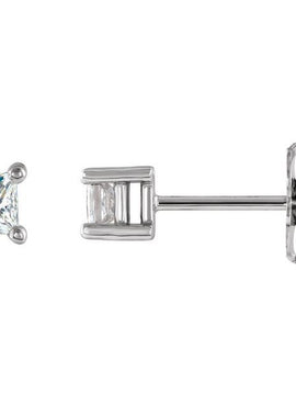 14K White Gold 3/4 CTW Natural Diamond Stud Earrings