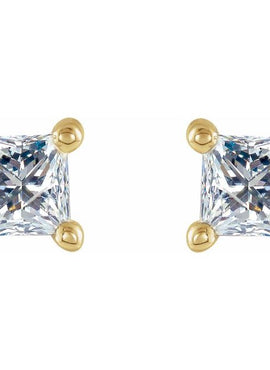 14K White Gold 3/4 CTW Natural Diamond Stud Earrings