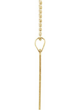 14K Yellow Gold Cross Pendant