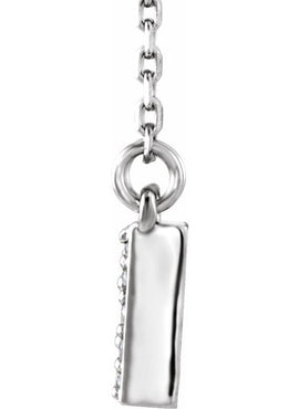 14K White Gold 1/8 CTW Natural Diamond Halo-Style 16-18