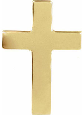 Sterling Silver Cross Lapel Pin
