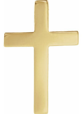 Sterling Silver Cross Lapel Pin