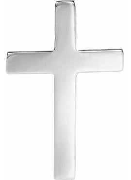Sterling Silver Cross Lapel Pin