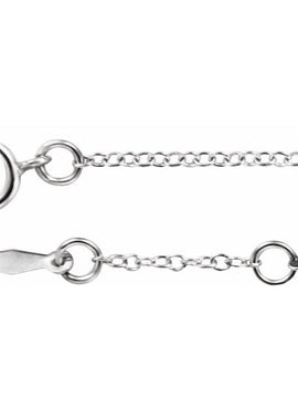 18K White Gold 1.3 mm Cable 18