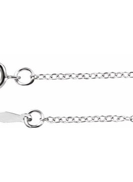 18K White Gold 1.3 mm Cable 18