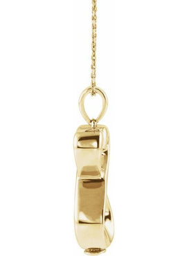 10K White Gold Infinite Love Ash Holder 18