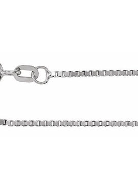 14K White Gold 1 mm Box 7