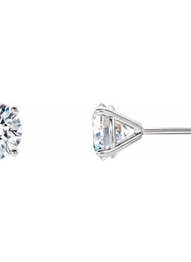 14K Yellow Gold 1/5 CTW Lab-Grown Diamond 4-Prong Stud Earrings