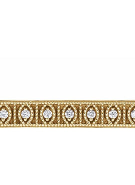 14K White Gold .06 CTW Natural Diamond Bar 16-18