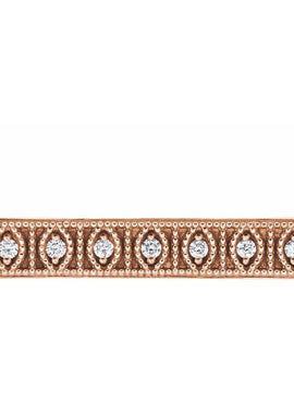14K White Gold .06 CTW Natural Diamond Bar 16-18