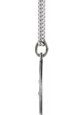 Sterling Silver 15 mm Baptism Medal 18