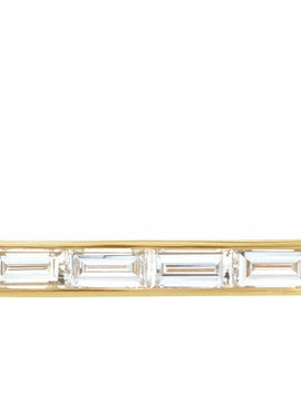 14K Yellow Gold 3/4 CTW Natural Diamond Bar 17